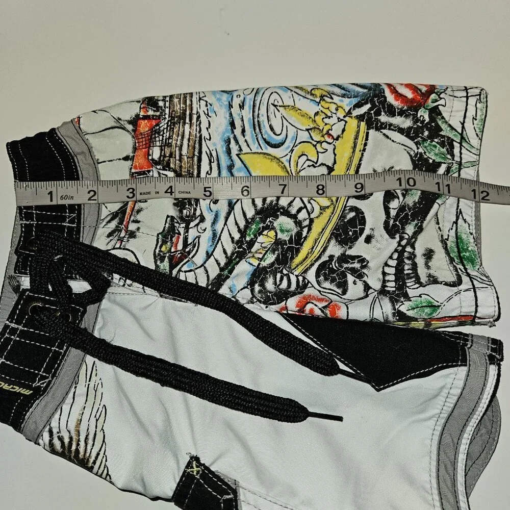 Micros Baby Boy Swim Trunks Board Shorts Skull Snake Eagle Sword Toddler 2T